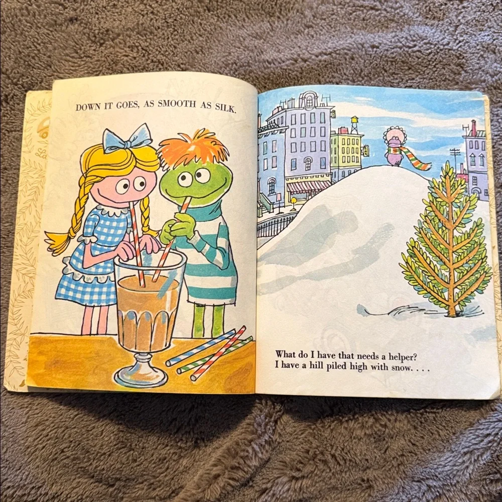 Sesame Street The Together Book Vintage  1971 A Little Golden Book Hardcover